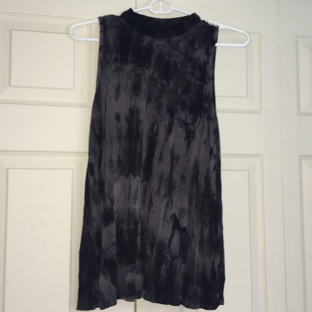 Gray tank top.